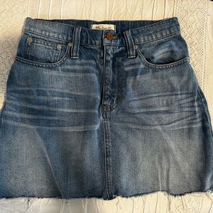 Madewell Jean Skirt